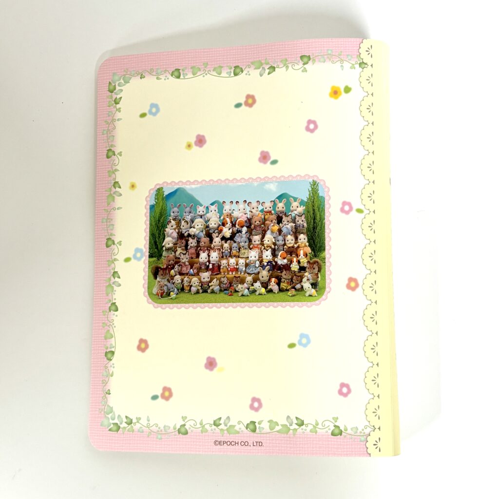 [used] File Book and Sticker Sylvanian Families Calico Critters