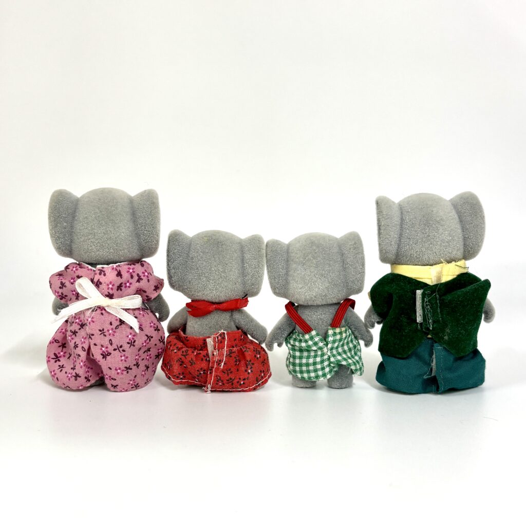 [used] Vintage Elephant Family Sylvanian Families Calico Critters