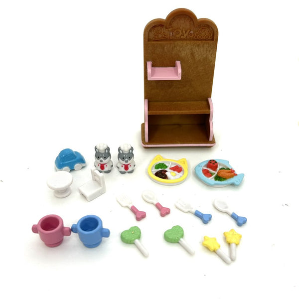 [Used] Sylvanian Kitchen KID'S SET MI-15 Retired Sylvanian Families