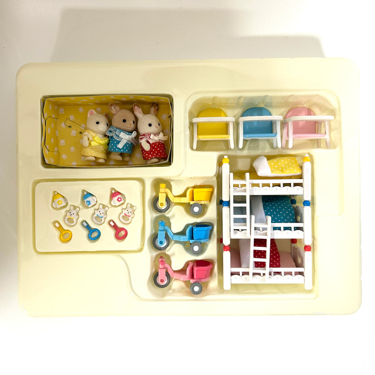 [used] Three Babies Furniture Set SE-171 Sylvanian Families Calico Critters