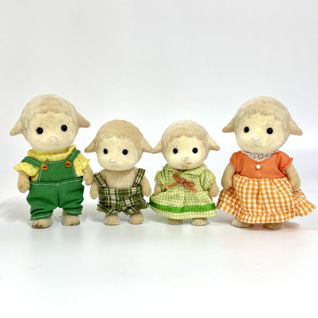 [used] Sheep Family Sylvanian Families Calico Critters