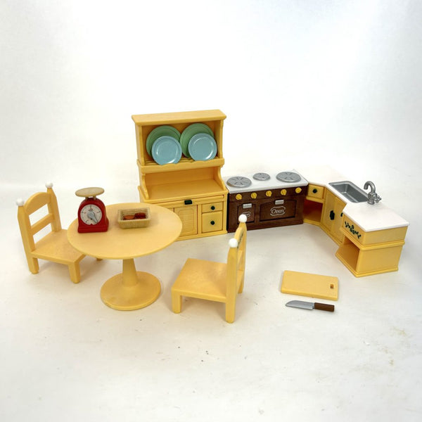 [Used] DINING ROOM SET Epoch Japan Sylvanian Families