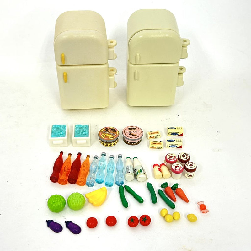 [Used] REFRIGERATOR INGREDIENTS SET Epoch Sylvanian Families