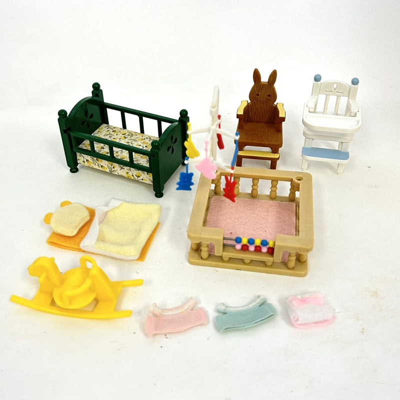 [Used] BABY ROOM FURNITURE SET B Epoch Sylvanian Families