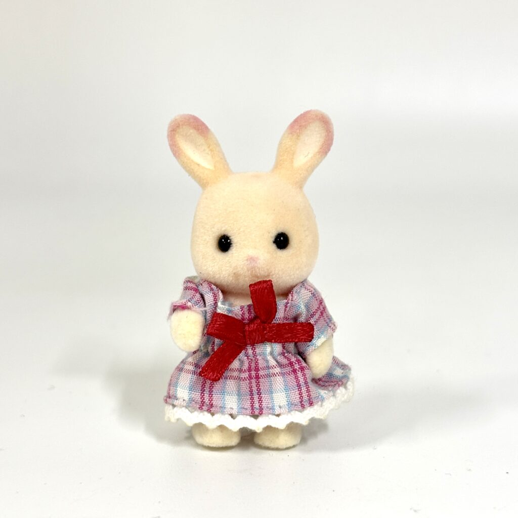 [used] Pink Rabbit Strawberry Rabbit Baby Sylvanian Families Calico Critters