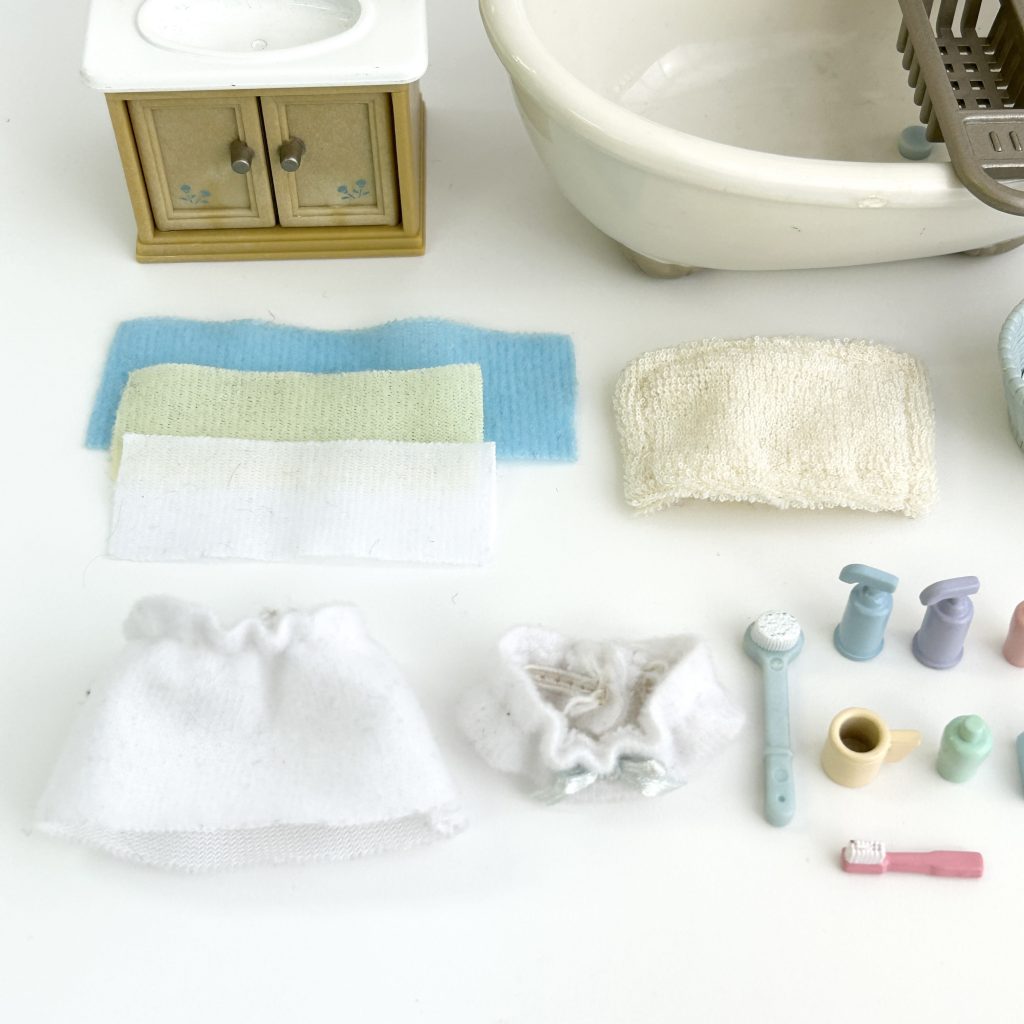 [used] Bathroom Set Sylvanian Families Calico Critters