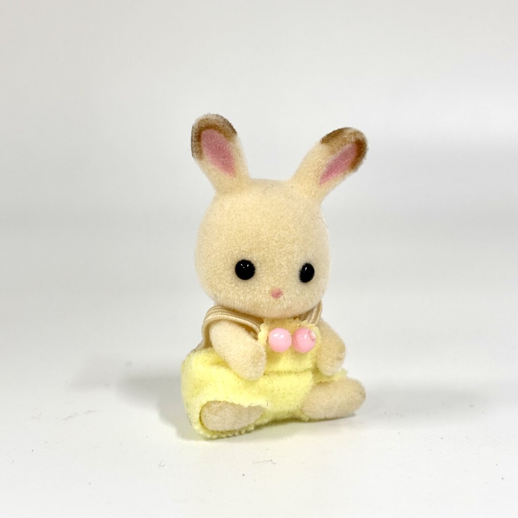 [used] Chocolate Rabbit Baby Sylvanian Families Calico Critters