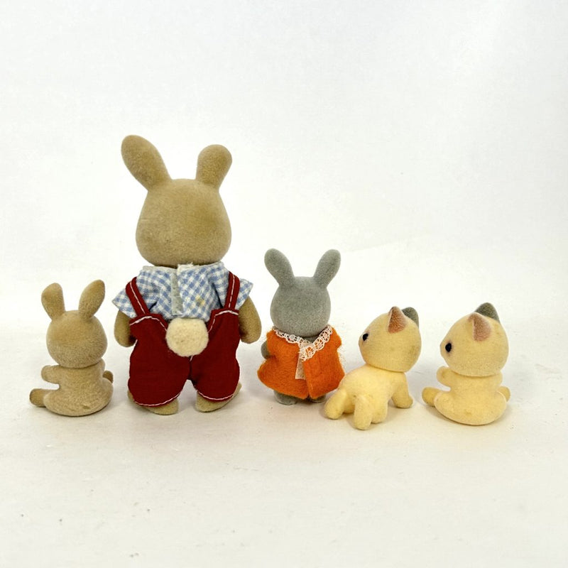 [Used] IVORY RABBIT COTTONTAIL RABBIT WHISKERS CAT Sylvanian Families