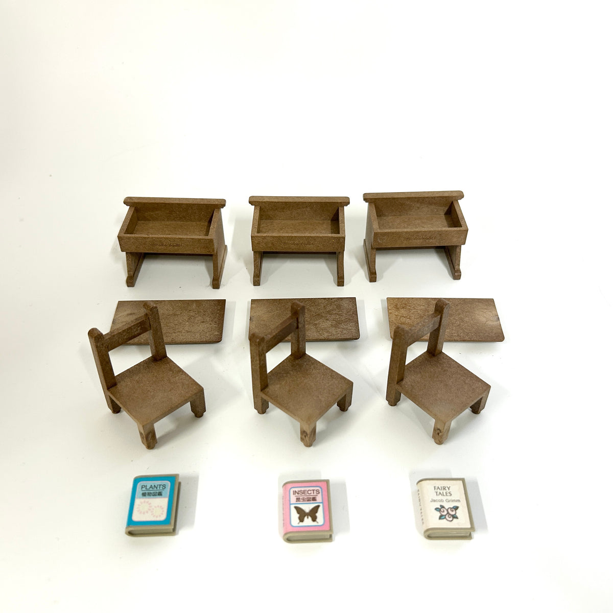 [used] School Life Desk Set NS-02 Sylvanian Families Calico Critters