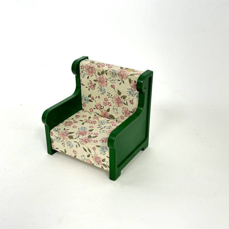 [Used] GREEN ARMCHAIR SET KA-09 Japan Sylvanian Families