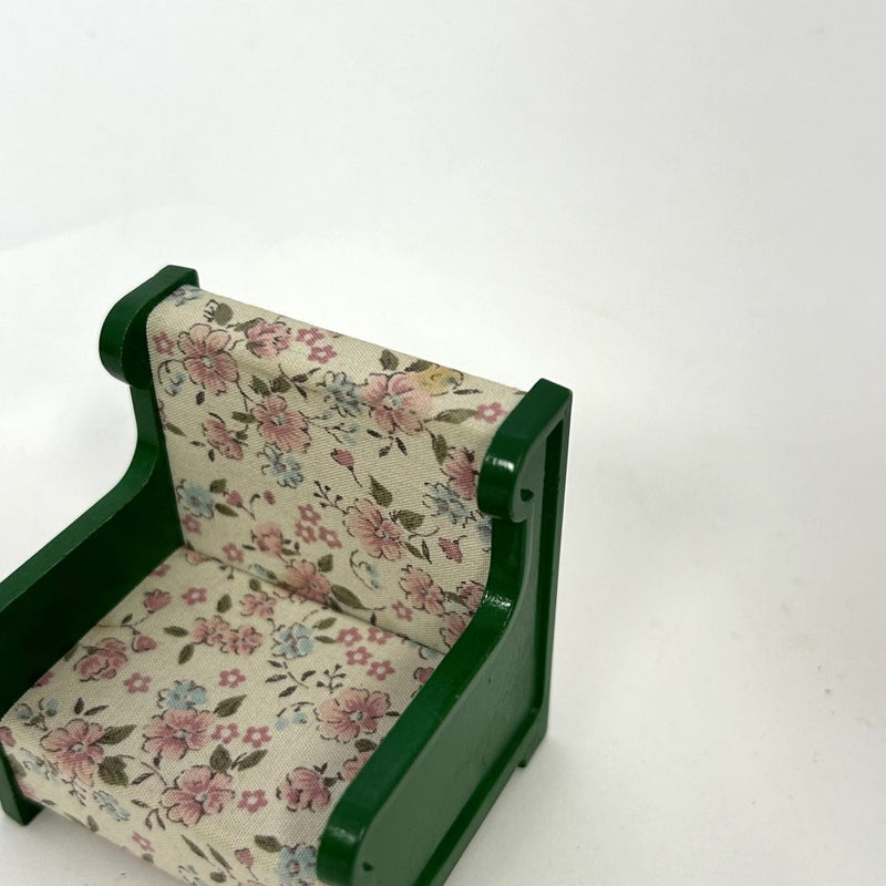 [Used] GREEN ARMCHAIR SET KA-09 Japan Sylvanian Families