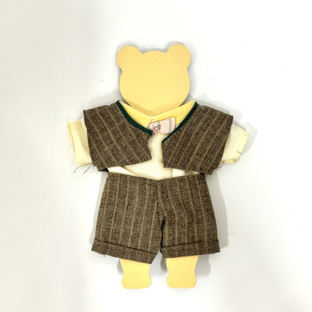 [used] Vintage Bear Father Costume SE-51-400 Sylvanian Families Calico Critters