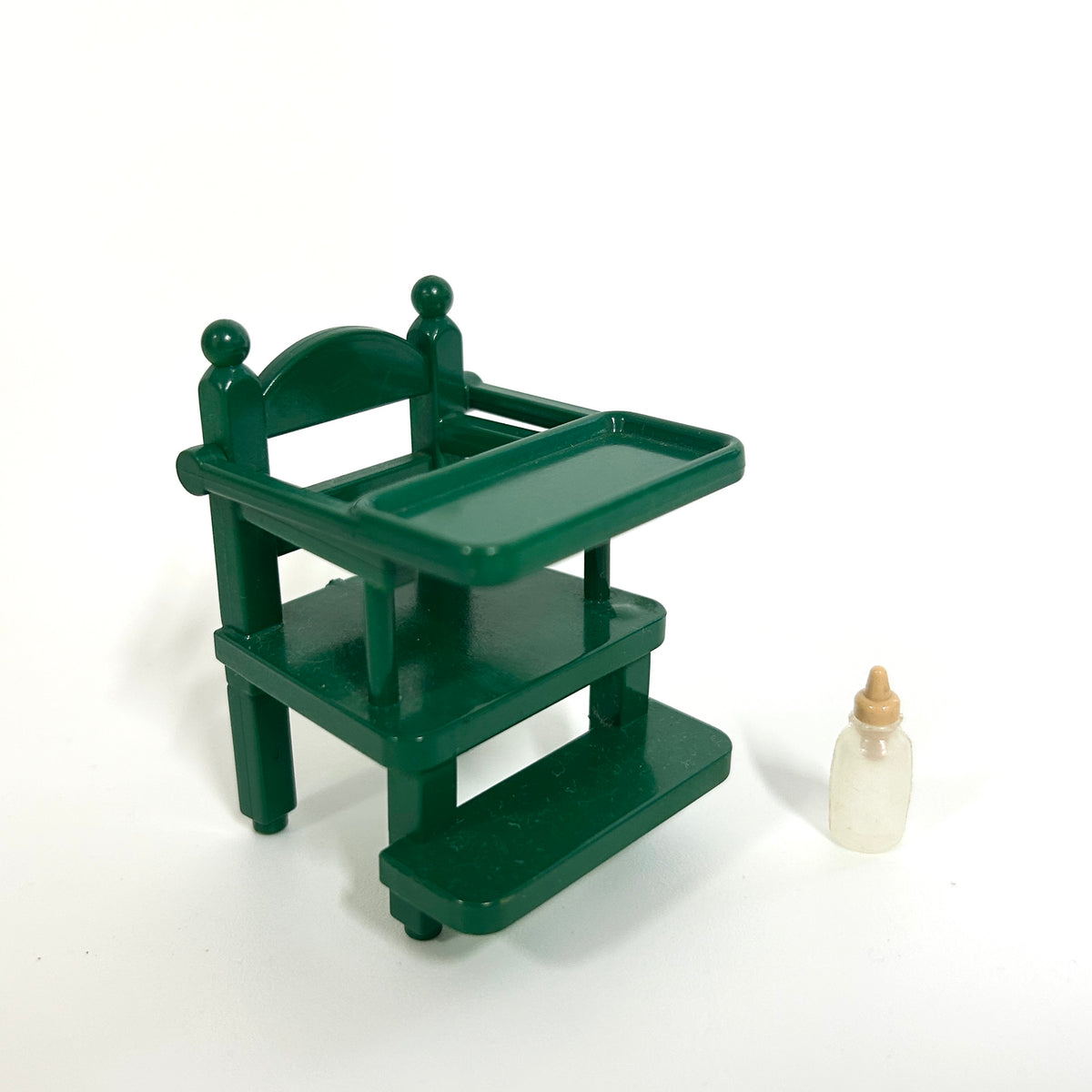 [used] Vintage Green Baby Chair 1991 KA-40 Sylvanian Families Calico Critters
