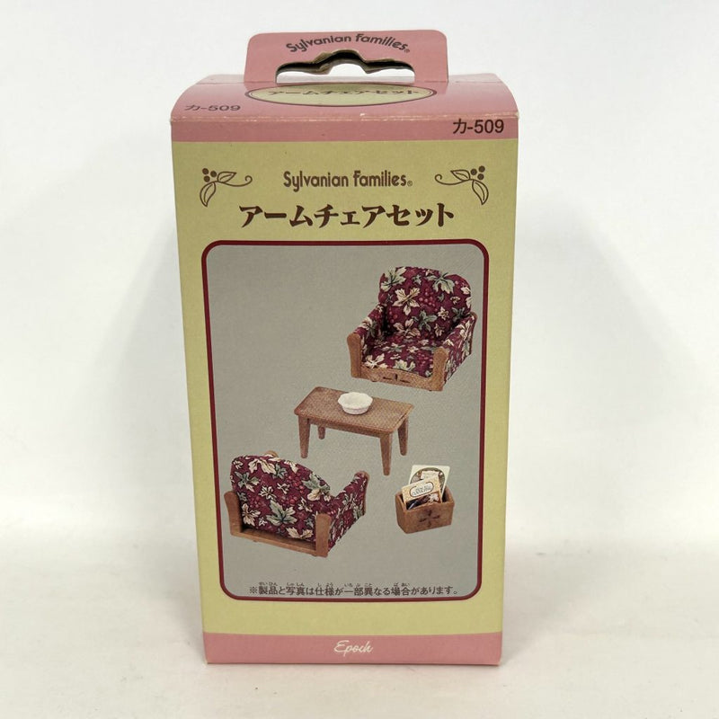 [Used] ARM CHAIR SET KA-509 Epoch Japan Sylvanian Families