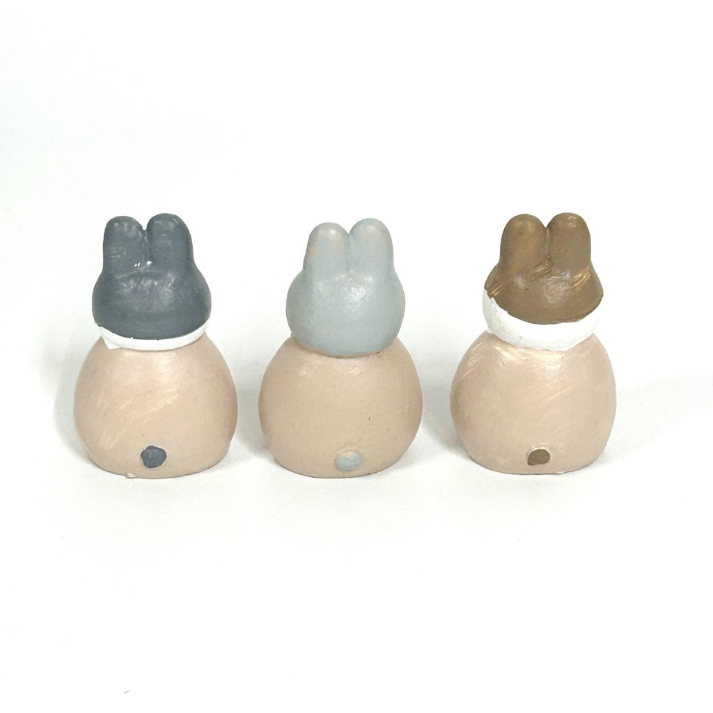 Rabbit Three Court Ladies Hina Dolls Natural Kitchen