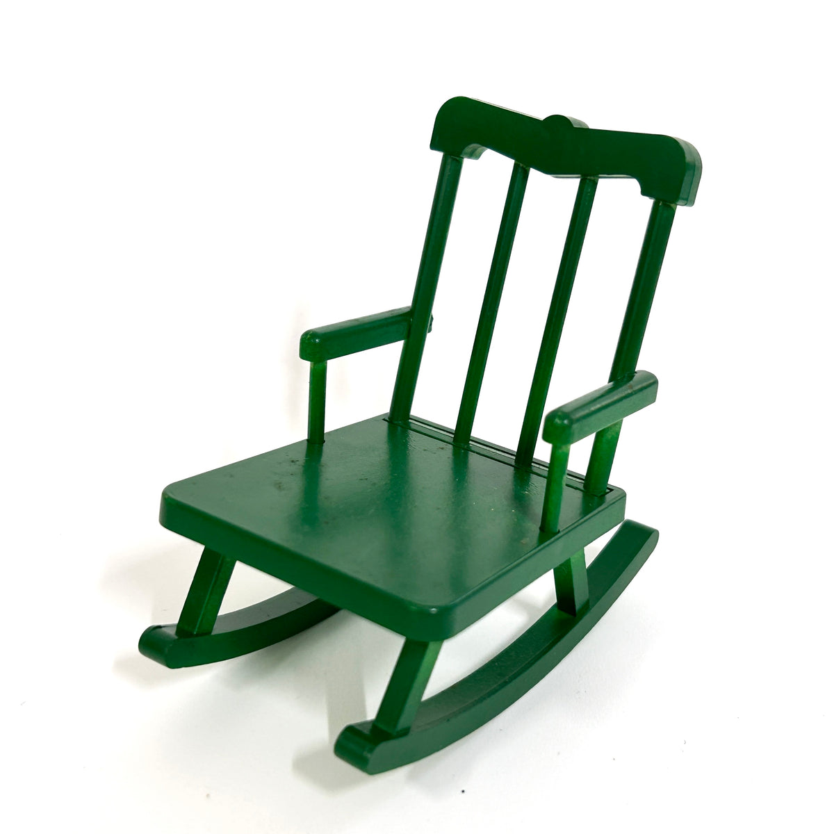 [used] Vintage Green Rocking Chair 1985 KA-19 Sylvanian Families Calico Critters