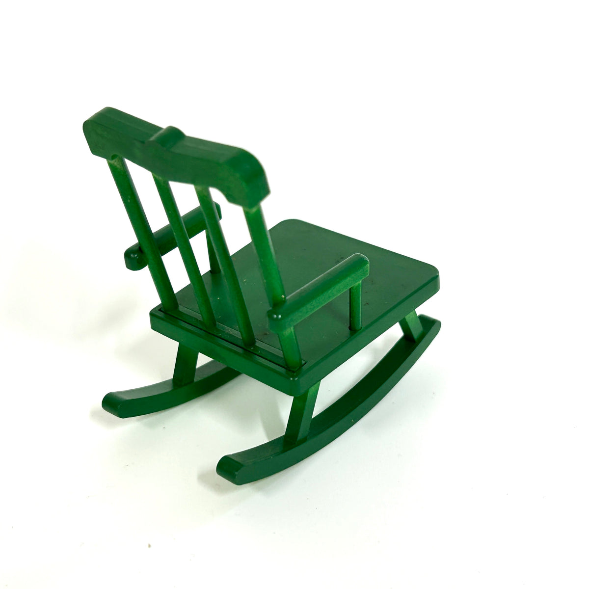 [used] Vintage Green Rocking Chair 1985 KA-19 Sylvanian Families Calico Critters
