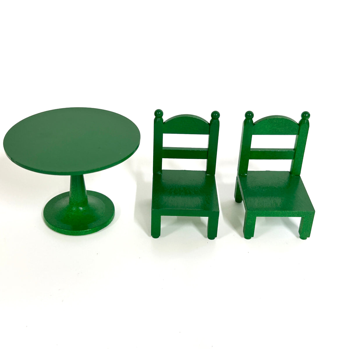 [used] Green Round Table Set KA-02 Sylvanian Families Calico Critters