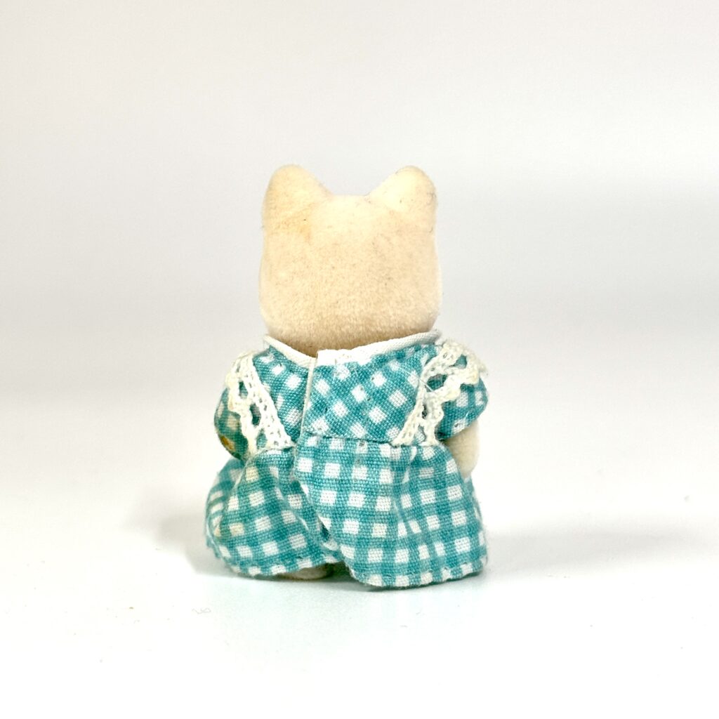 [used] Forest Kitchen Baby Silk Cat Waitress Blue 2019 Sylvanian Families Calico Critters