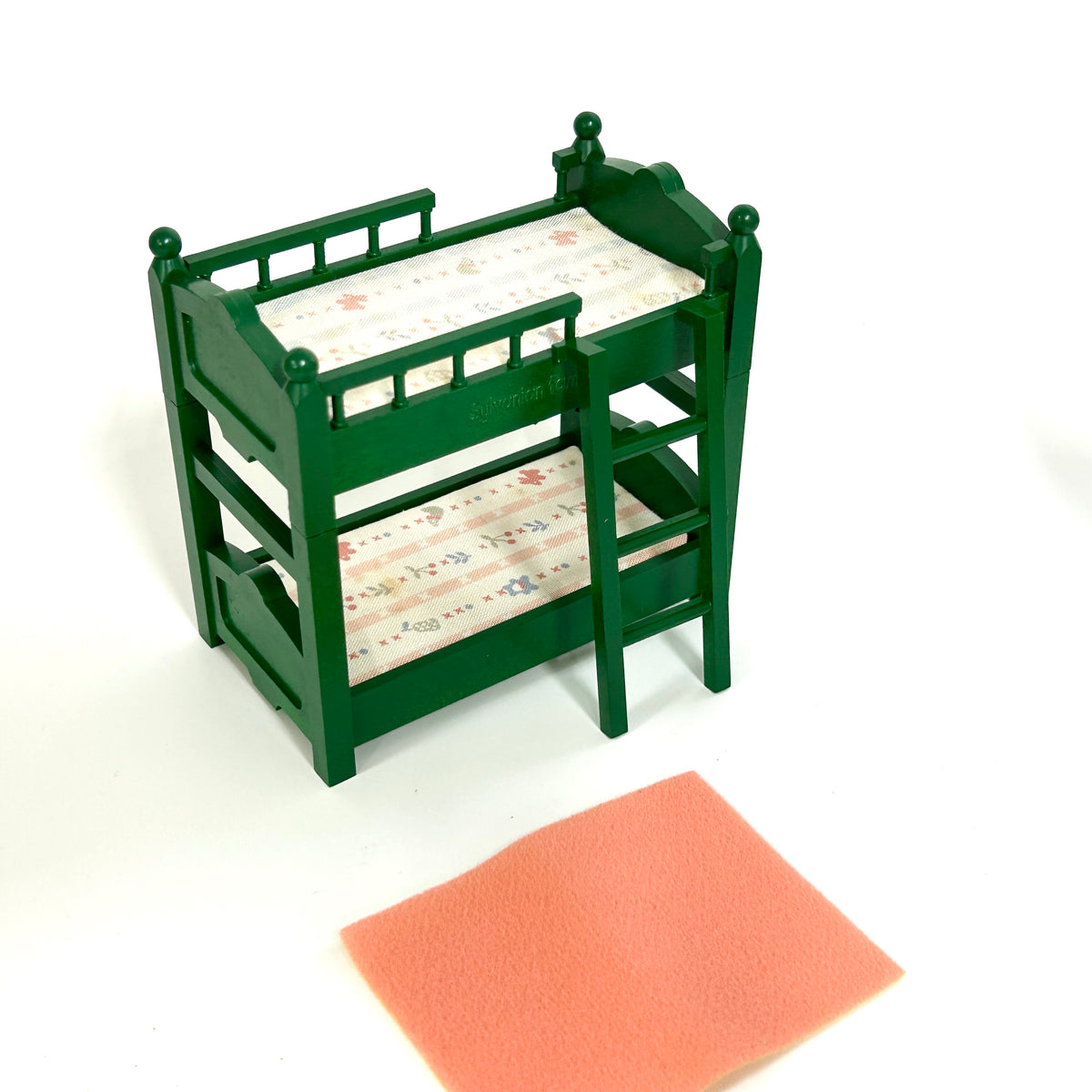 [used] Vintage Green Bunk Bed Set 1987 KA-47 Sylvanian Families Calico Critters