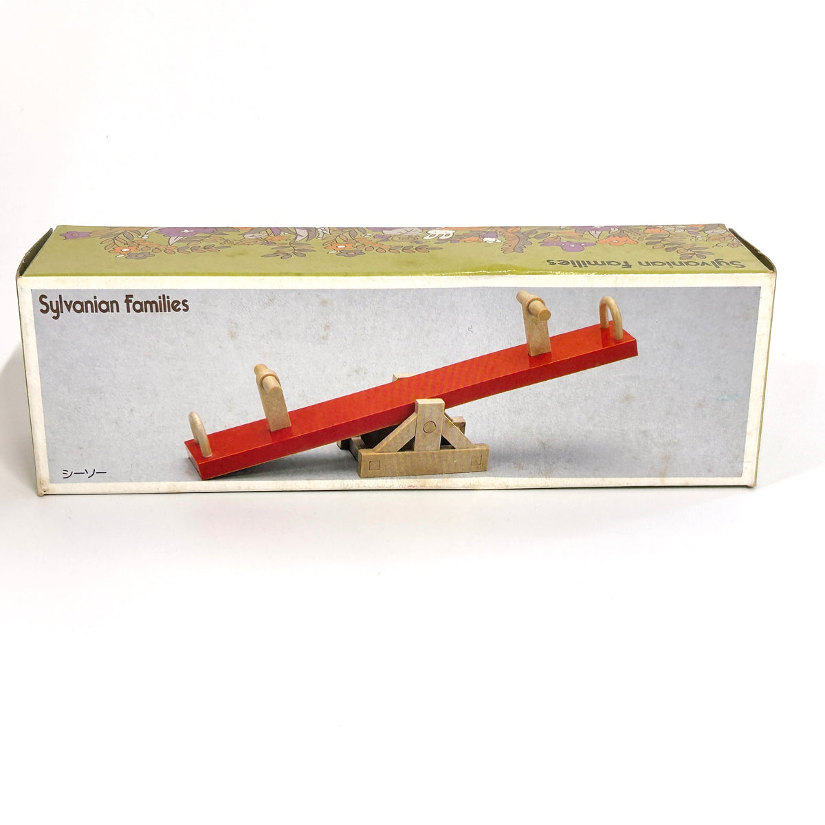 [used] Vintage Red Seesaw 1986 KO-07 Sylvanian Families Calico Critters