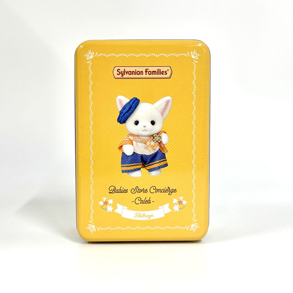 [used] Cookie Tin Forest Baby Concierge Fennec Fox Baby Sylvanian Families Calico Critters