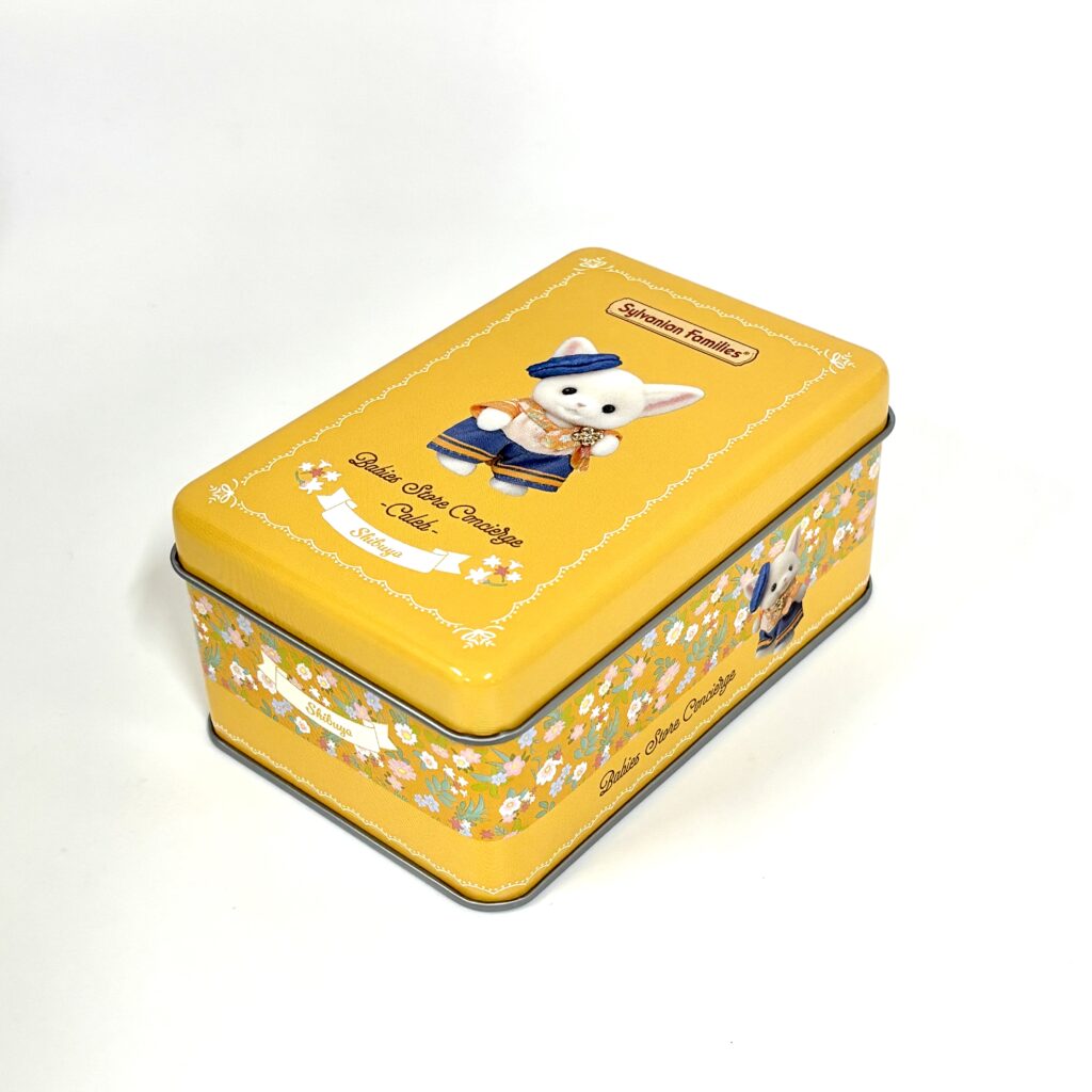 [used] Cookie Tin Forest Baby Concierge Fennec Fox Baby Sylvanian Families Calico Critters