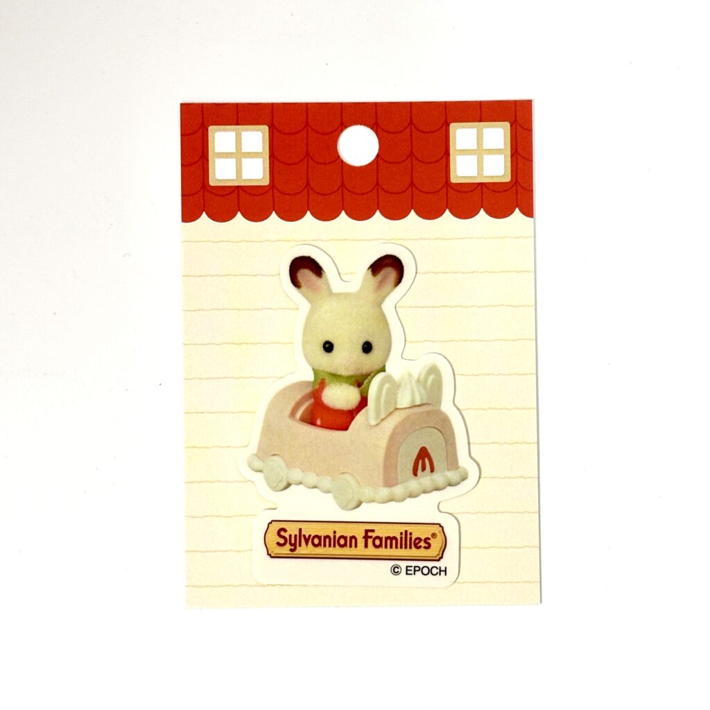 Sticker Chocolate Rabbit Small Baby Cake Car Sylvanian Families Calico Critters