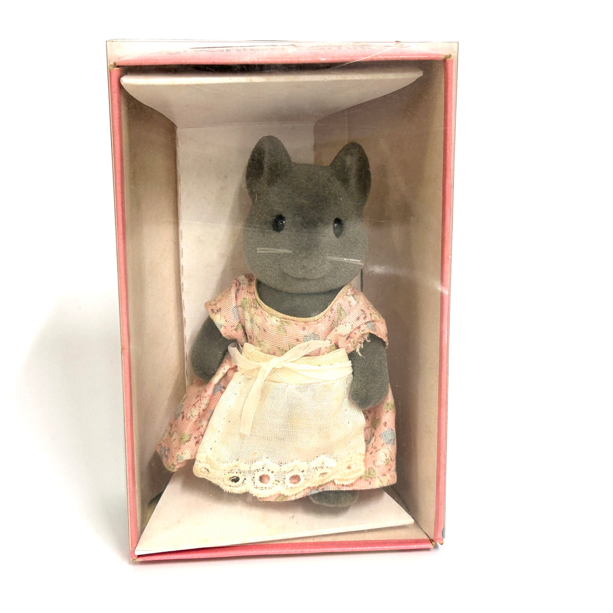 [used] Vintage Mouse Mother Gray 1985 NE-02-800 Sylvanian Families Calico Critters