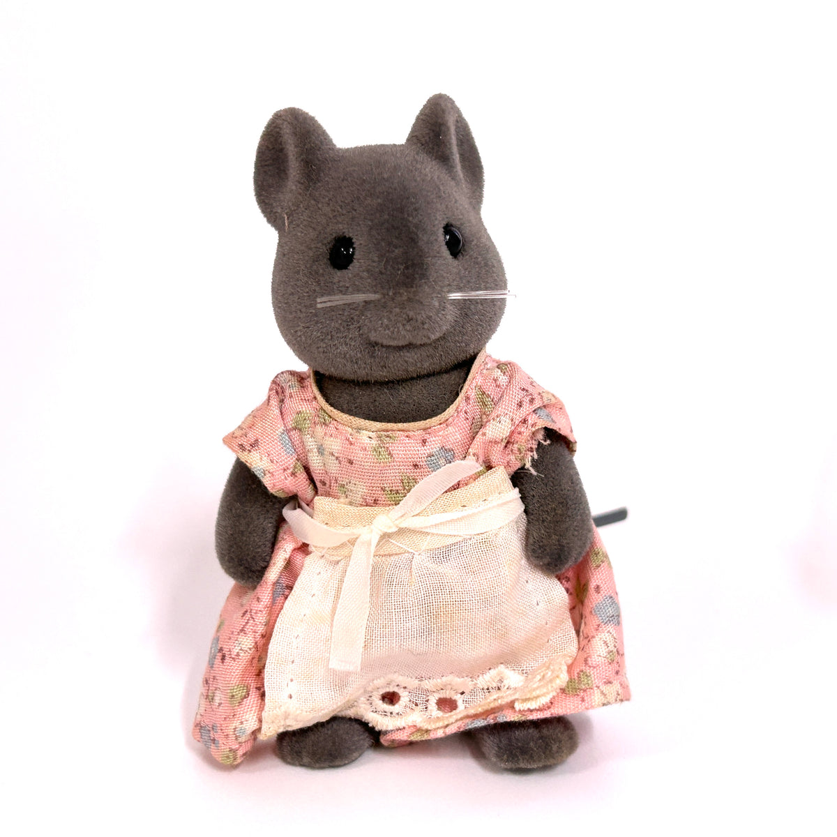 [used] Vintage Mouse Mother Gray 1985 NE-02-800 Sylvanian Families Calico Critters