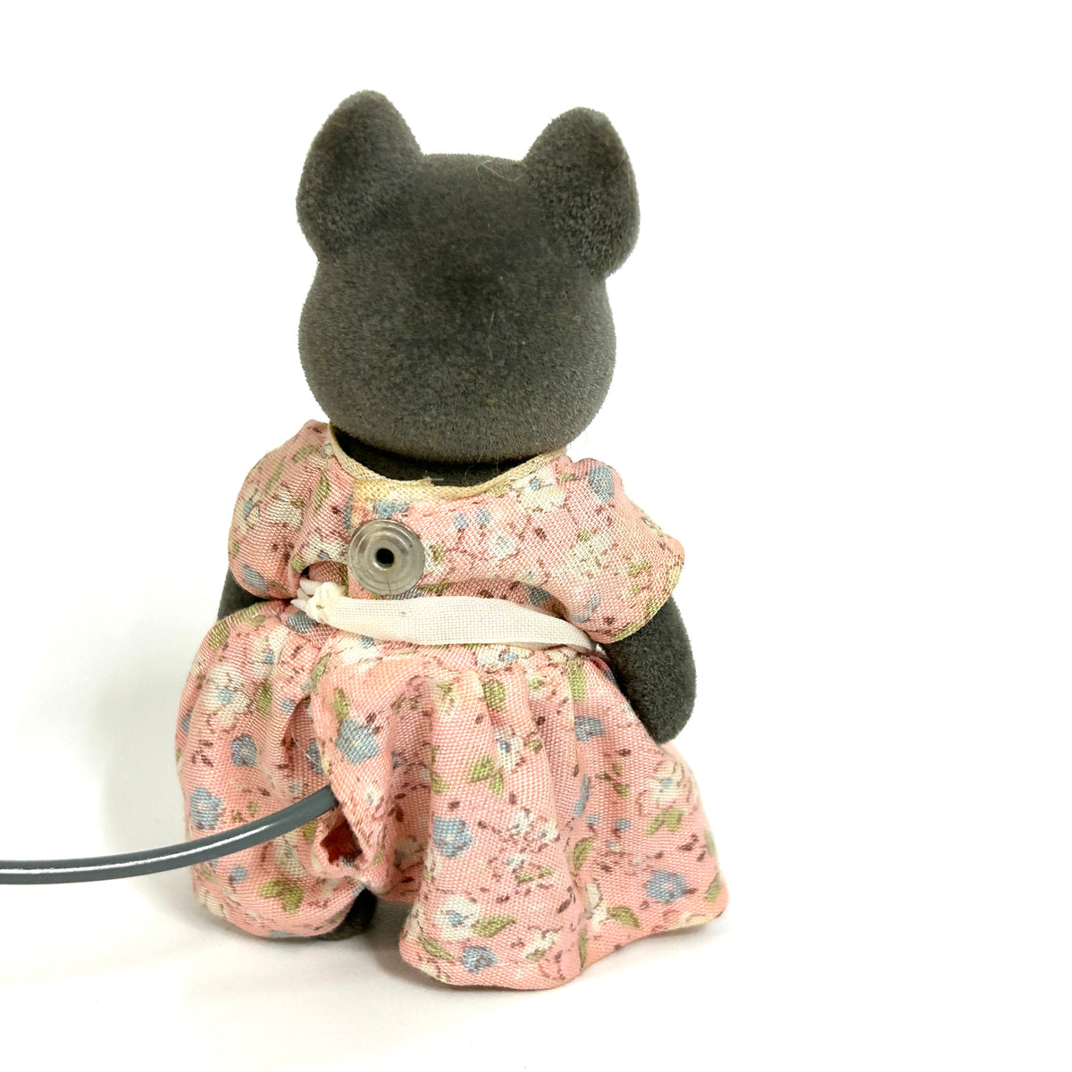[used] Vintage Mouse Mother Gray 1985 NE-02-800 Sylvanian Families Calico Critters