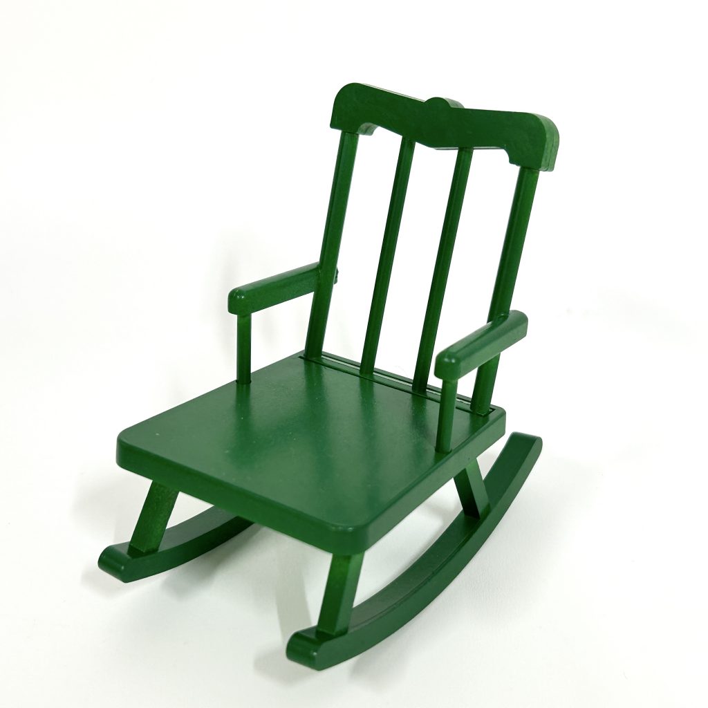 [used] Green Rocking Chair Sylvanian Families Calico Critters