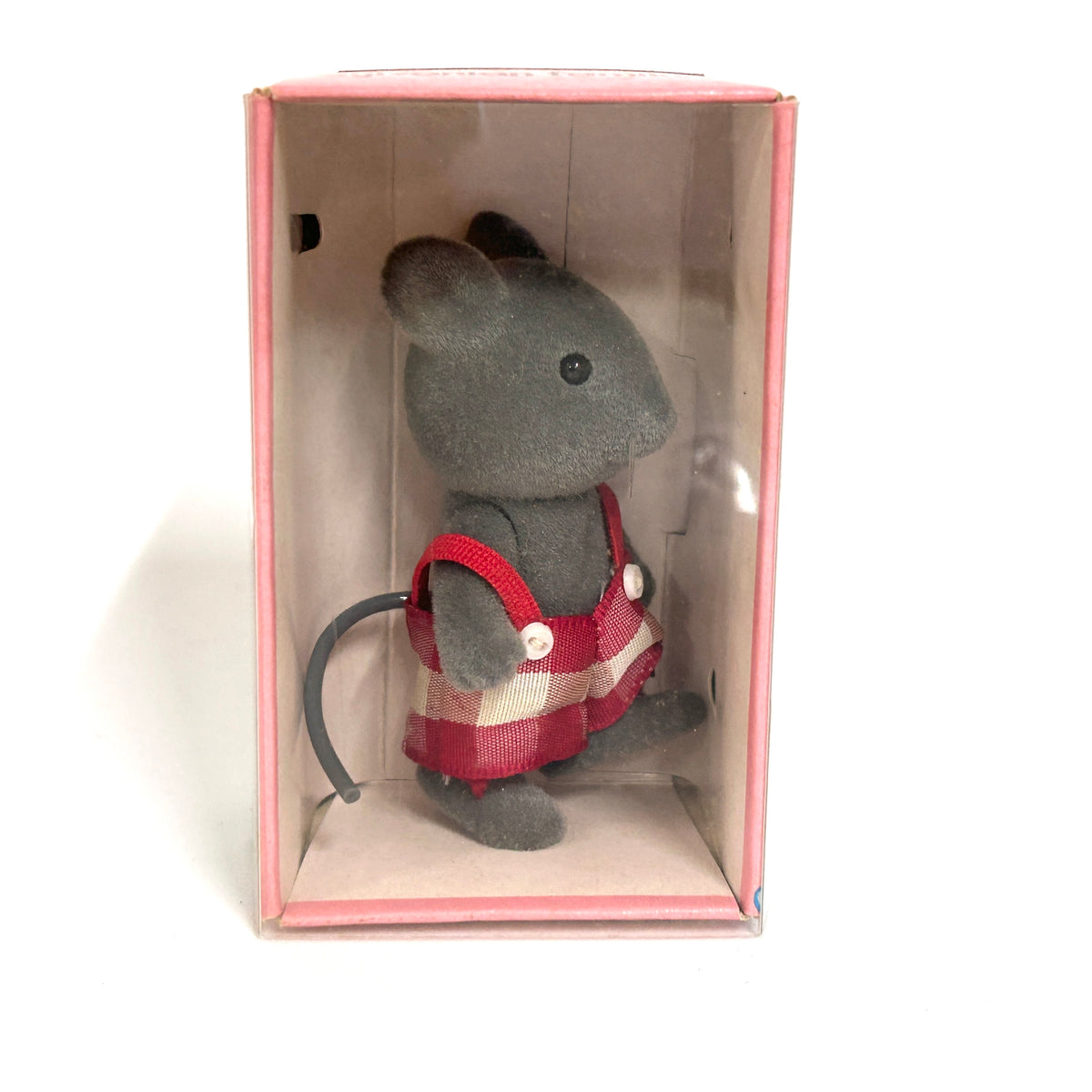 [used] Vintage Mouse Girl Gray 1985 NE-04-550 Sylvanian Families Calico Critters