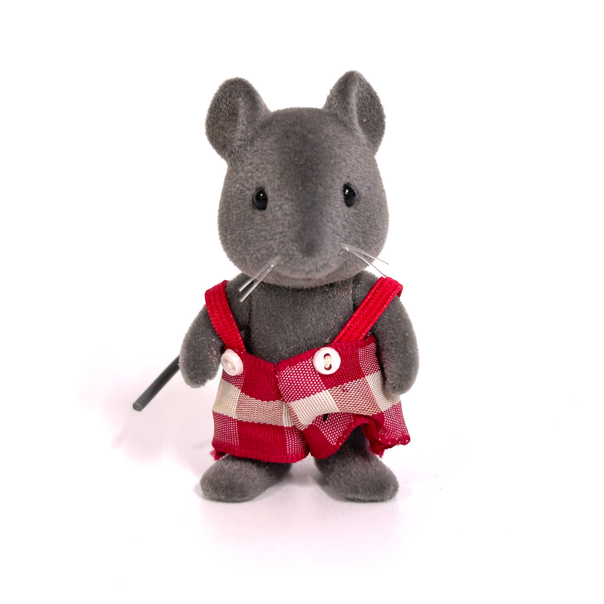 [used] Vintage Mouse Girl Gray 1985 NE-04-550 Sylvanian Families Calico Critters