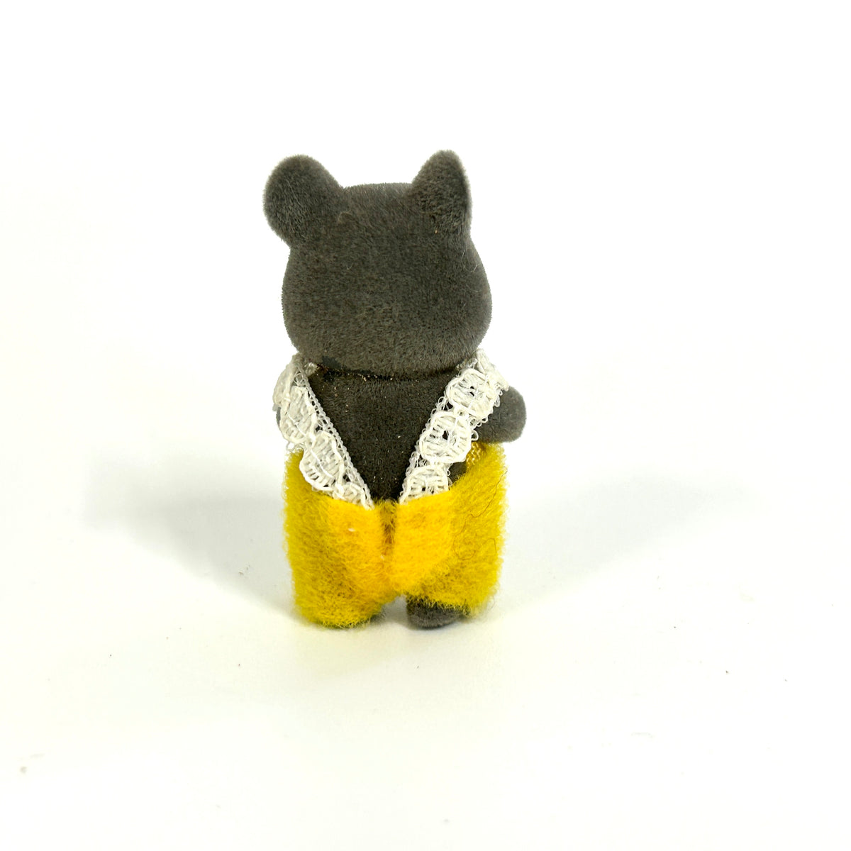 [used] Vintage Mouse Baby Gray 1985 NE-05-380 Sylvanian Families Calico Critters