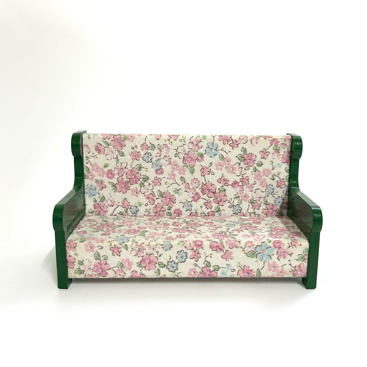 [used] Vintage Green Sofa 1985 KA-18 Sylvanian Families Calico Critters
