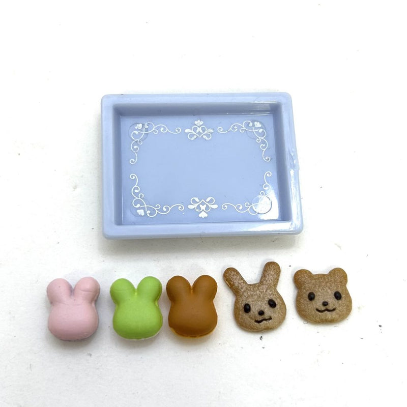 [Used] COOKIE AND TRAY SET Epoch Japan Sylvanian Families