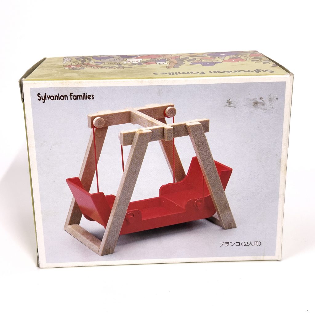 [used] Vintage Red Swing Two-Seater 1985 KO-02 Sylvanian Families Calico Critters