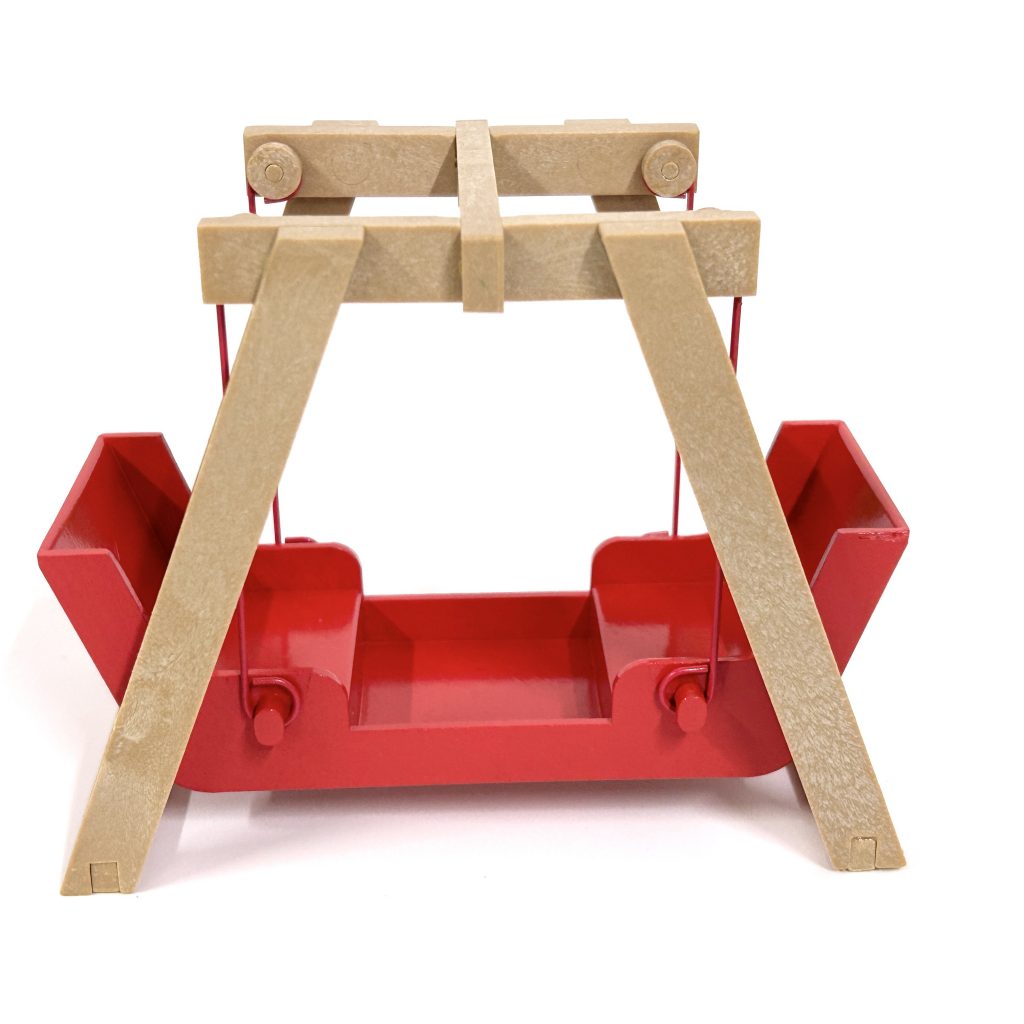 [used] Vintage Red Swing Two-Seater 1985 KO-02 Sylvanian Families Calico Critters