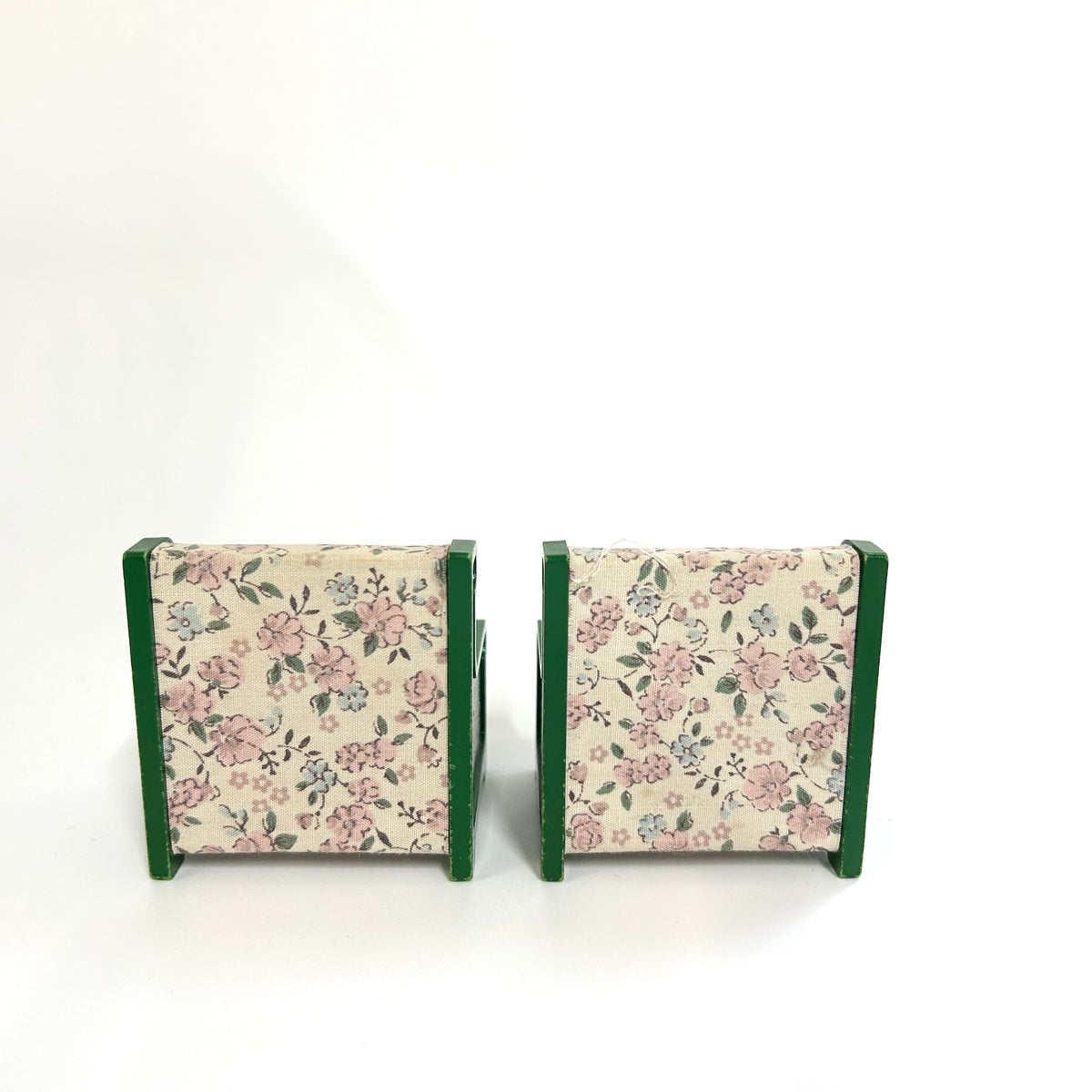 [used] Vintage Green Armchair Set 1985 KA-09 Sylvanian Families Calico Critters