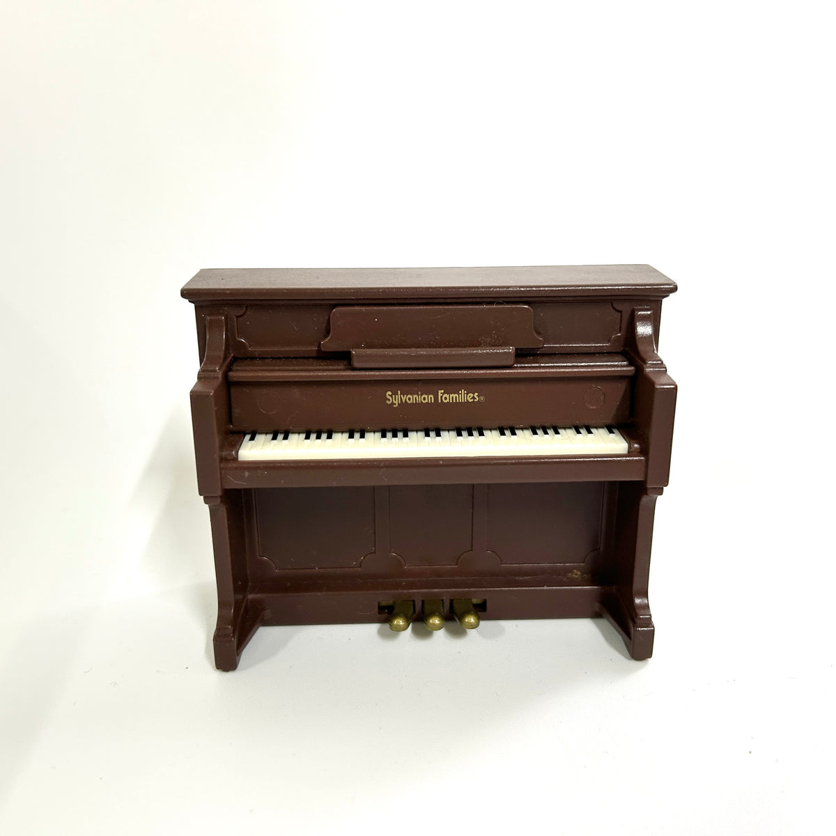 [used] Vintage Brown Upright Piano Set 1996 KA-72 Sylvanian Families Calico Critters