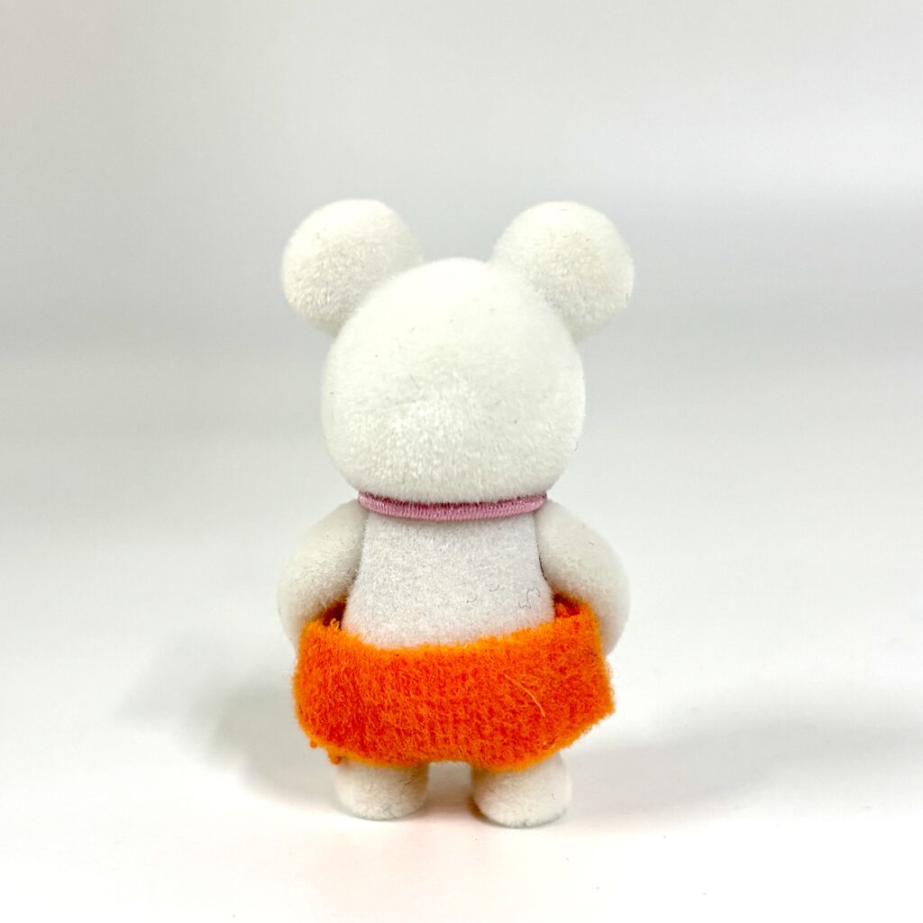 [used] Marshmallow Mouse Baby Sylvanian Families Calico Critters