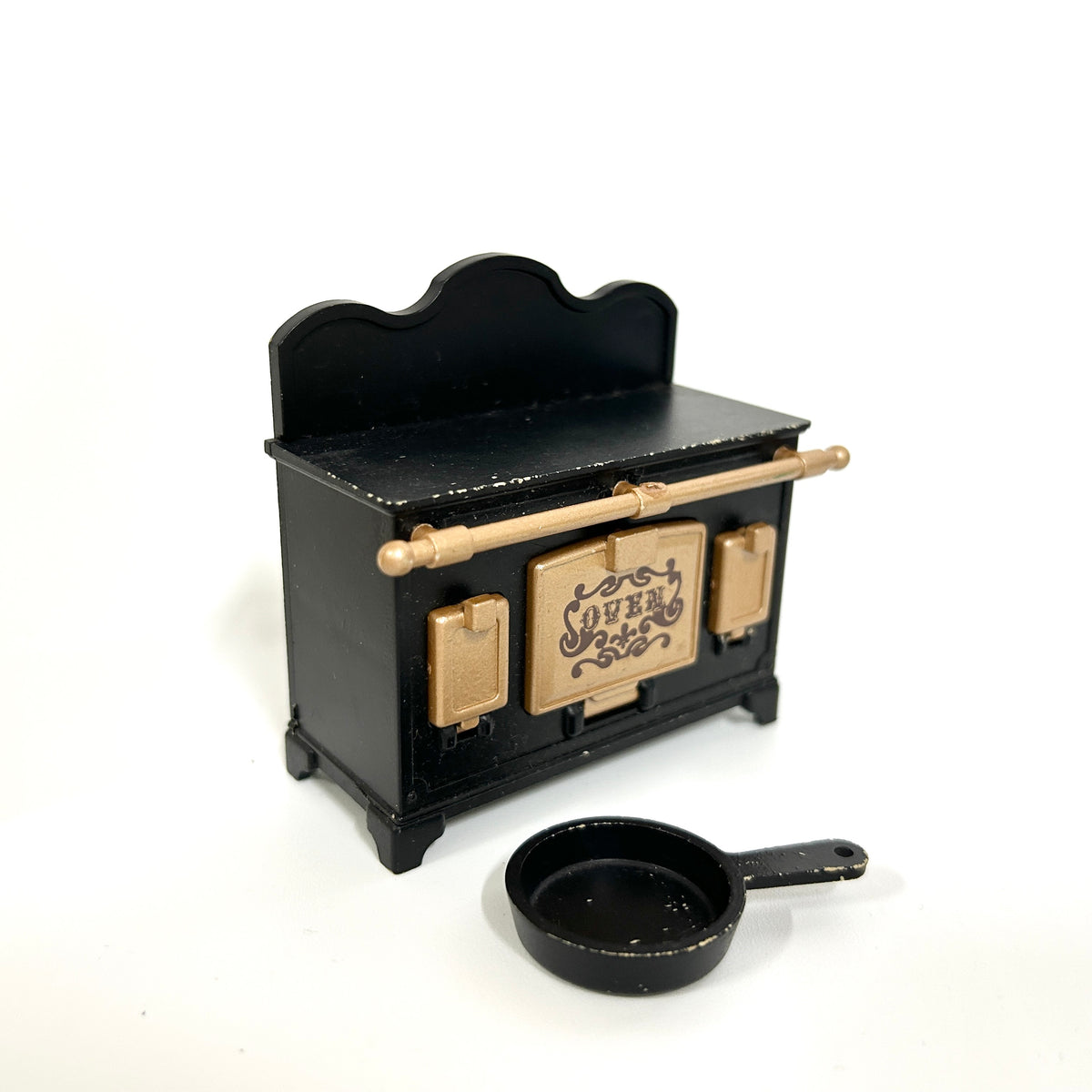 [used] Vintage Urban Life Oven Set 1987 A-02-880 Sylvanian Families Calico Critters