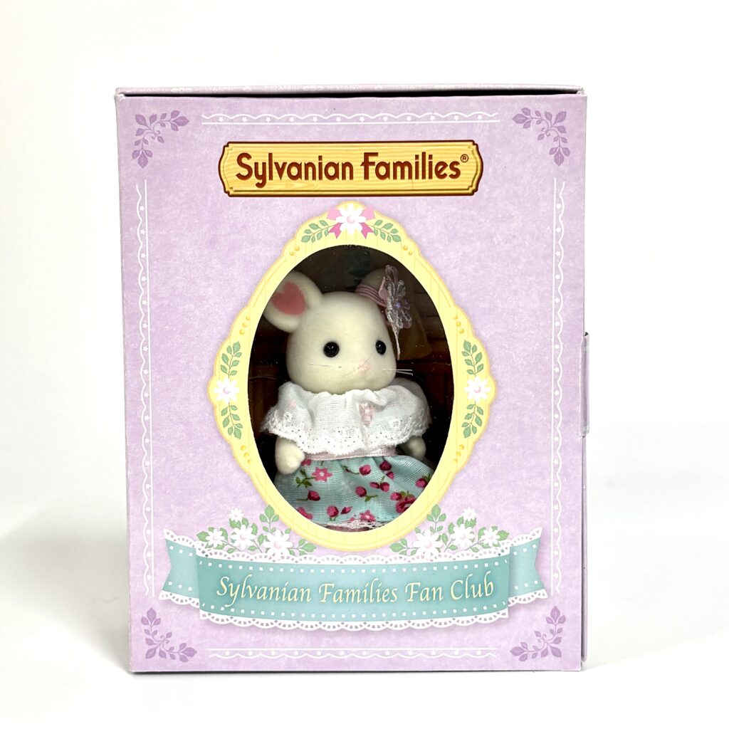 [used] Fan Club Figure Collectors Gift Box Marshmallow Mouse 2019 Sylvanian Families Calico Critters