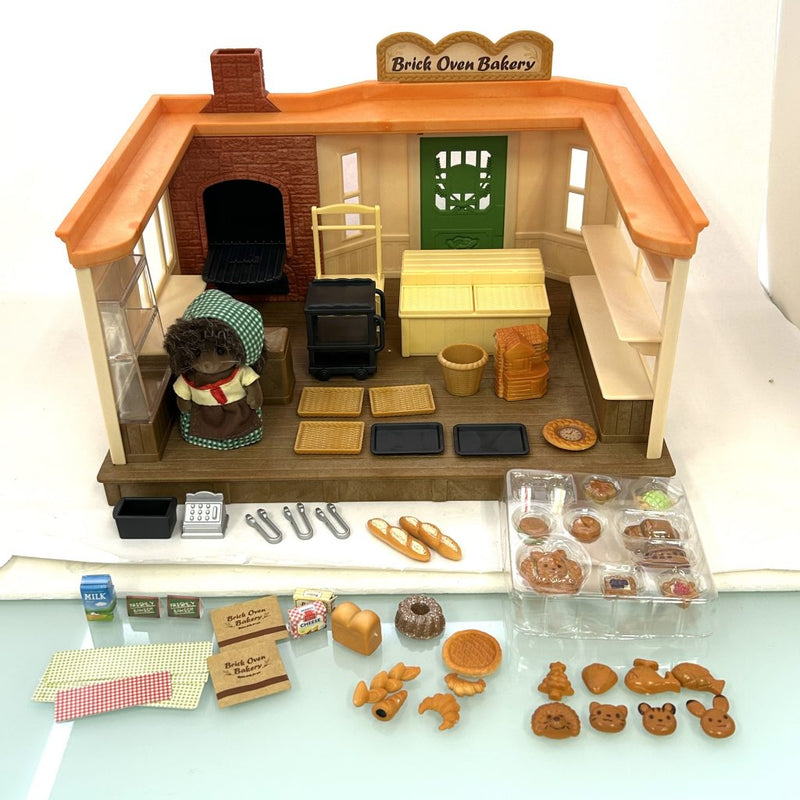 [Used] BAKERY FRESH BAKED BREAD SET MI-80 Japan Sylvanian Families