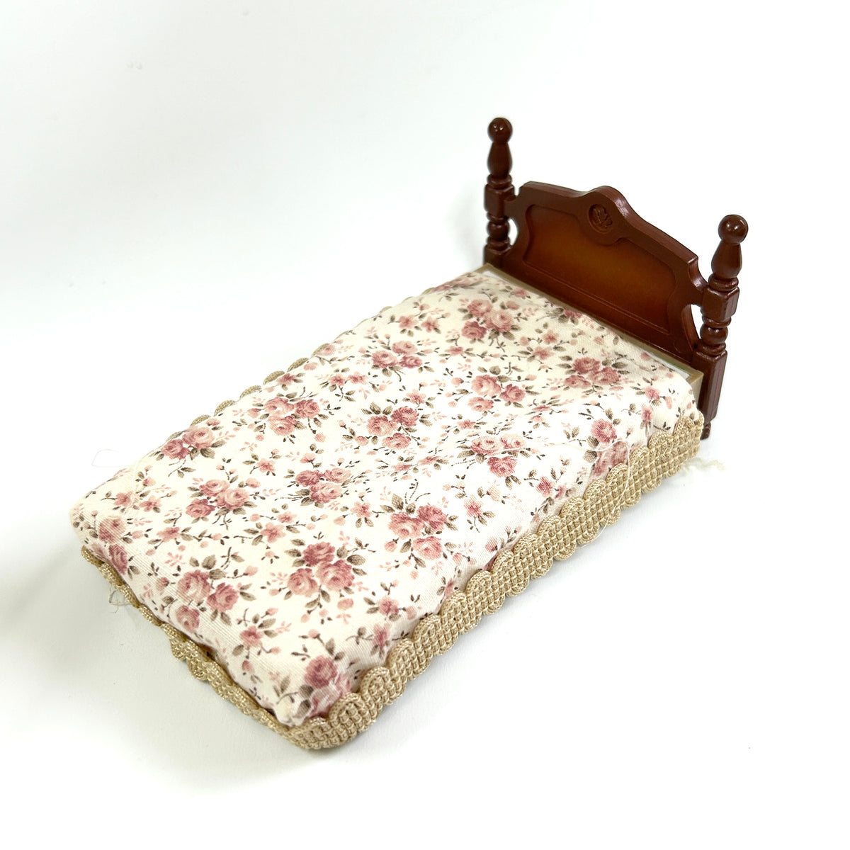 [used] Vintage Urban Life Sweet Bed Set 1987 A-06-550 Sylvanian Families Calico Critters