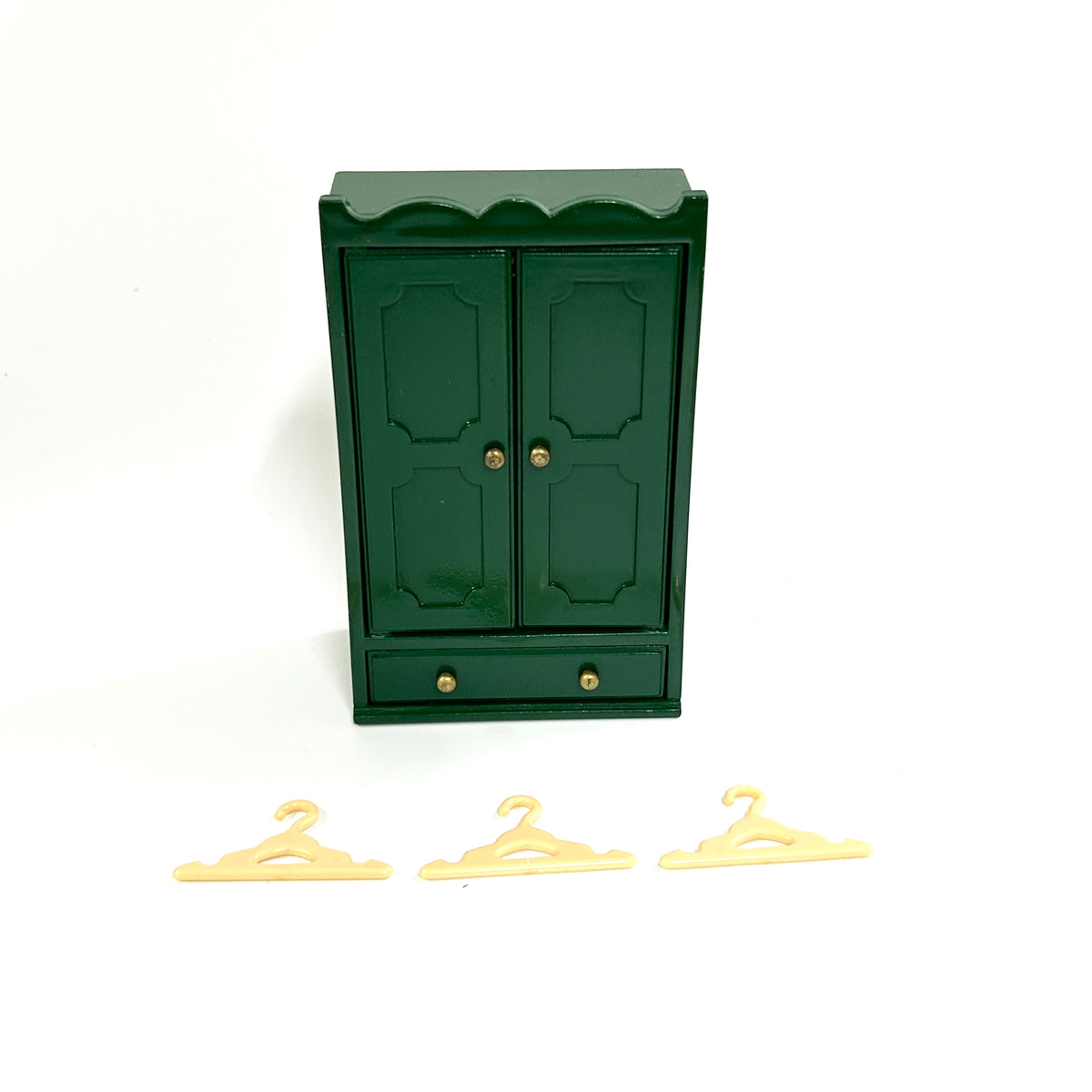 [used] Vintage Green Closet Set 1996 KA-75 Sylvanian Families Calico Critters