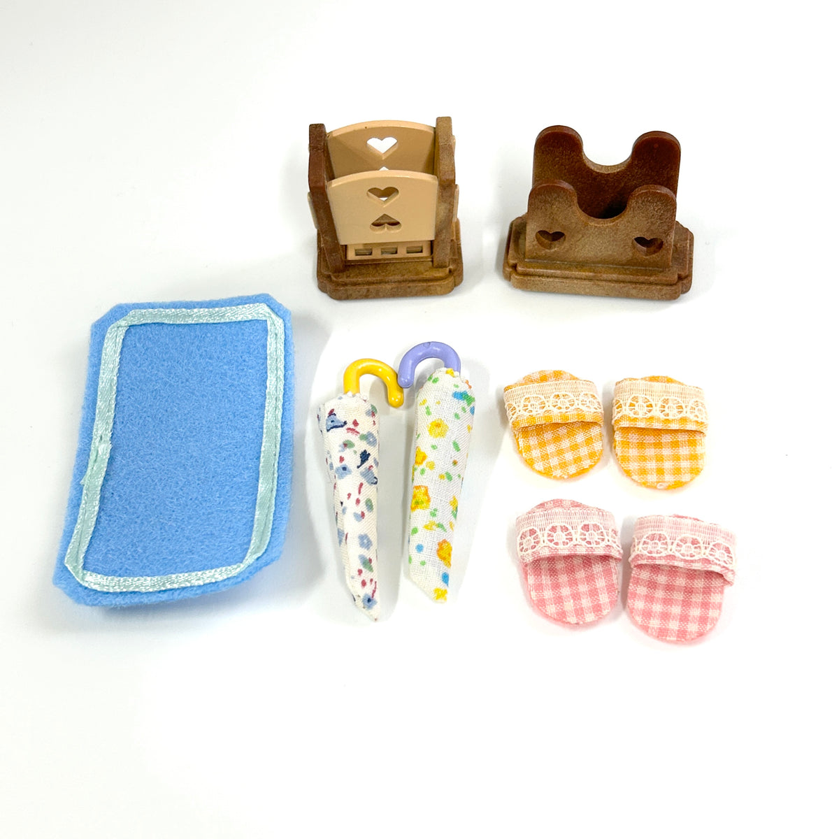[used] Slippers Umbrella Stand Set KA-510 Sylvanian Families Calico Critters
