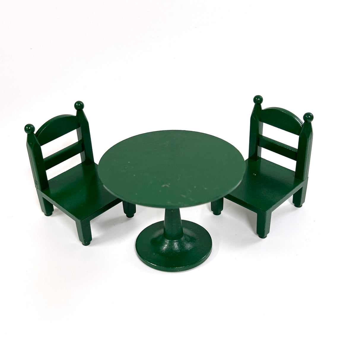 [used] Green Round Table Set KA-02 Sylvanian Families Calico Critters