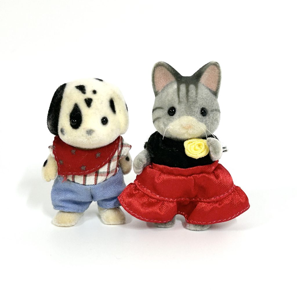 [used] 25th Anniversary World Collection America Spain 2010 C-40 Sylvanian Families Calico Critters